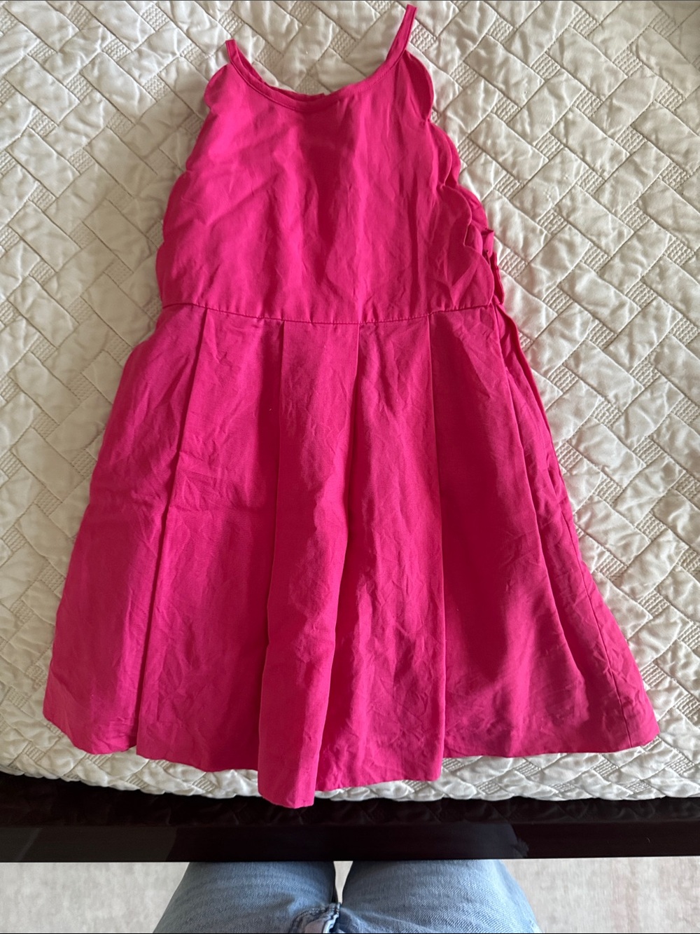Jacadi Hot Pink Girls' Circle Skater Dress
